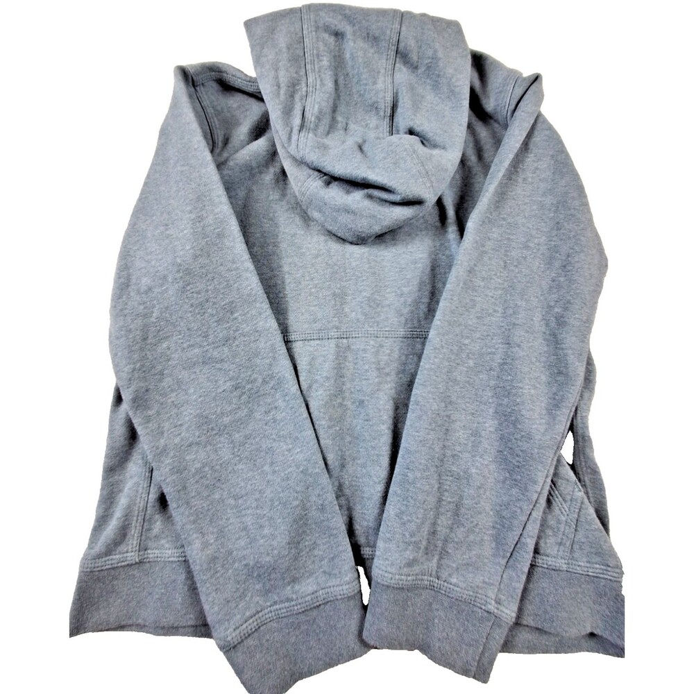 Nike Hoodie Mens Medium Gray Pullover Sweatshirt Swoosh Pocket